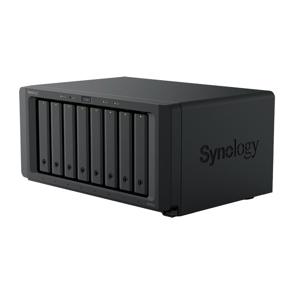 Synology DS1825+ 8-bay NAS angled view