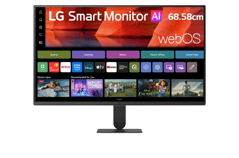 LG 27U511SB 27-inch Full HD smart monitor front