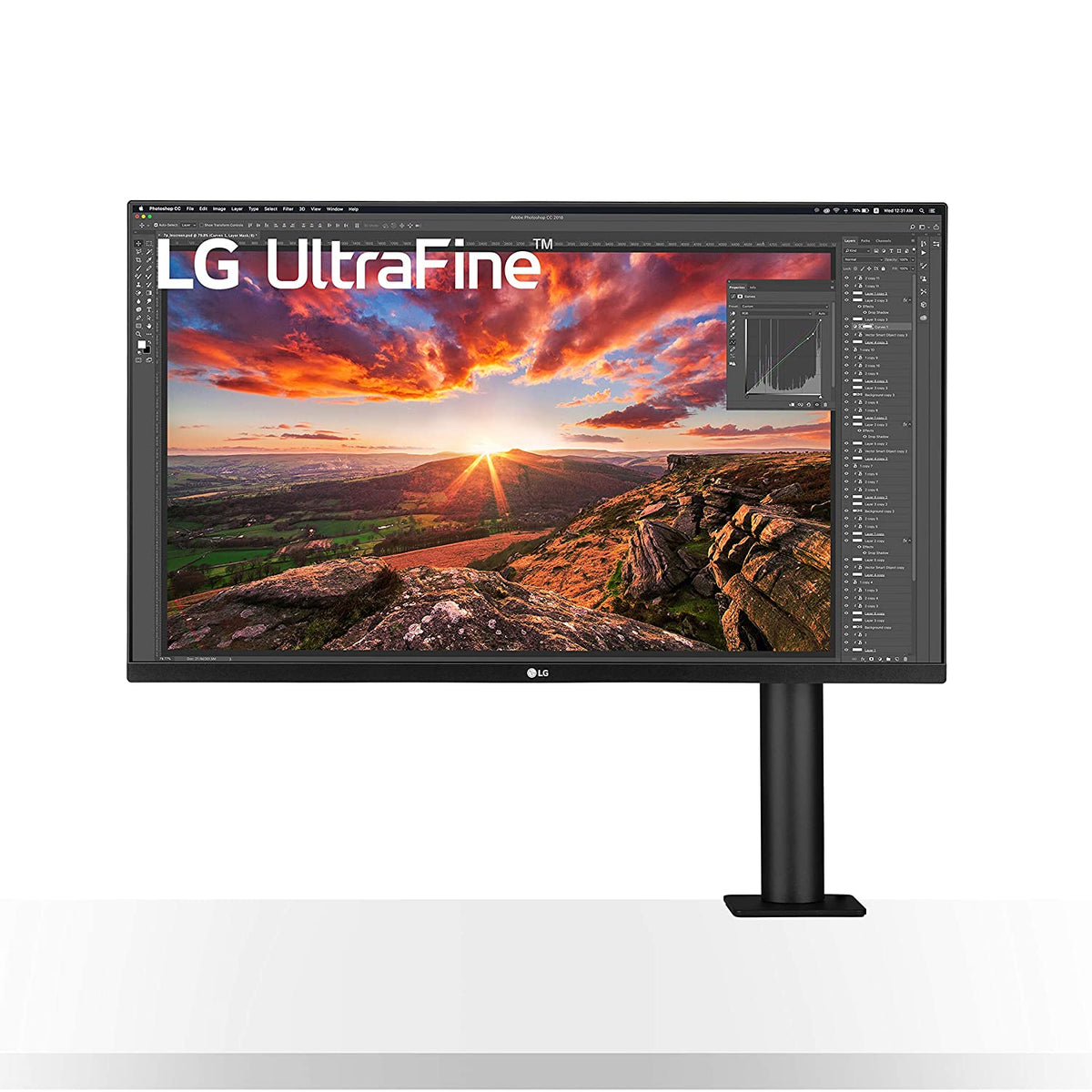 LG UltraFine Ergo 31.5″ 4K IPS Monitor (32UN880-B)