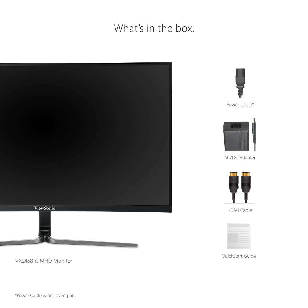 ViewSonic VX2458-C-mhd 24" Curved Gaming Monitor