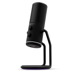 NZXT Capsule - AP-WUMIC-B1 - USB Cardioid Streaming, Gaming & Podcasting Microphone - Crystal Clear Voice Clarity - Built-in Shock Absorber - Easy Boom Arm Mounting - Twitch, Discord, YouTube - Black
