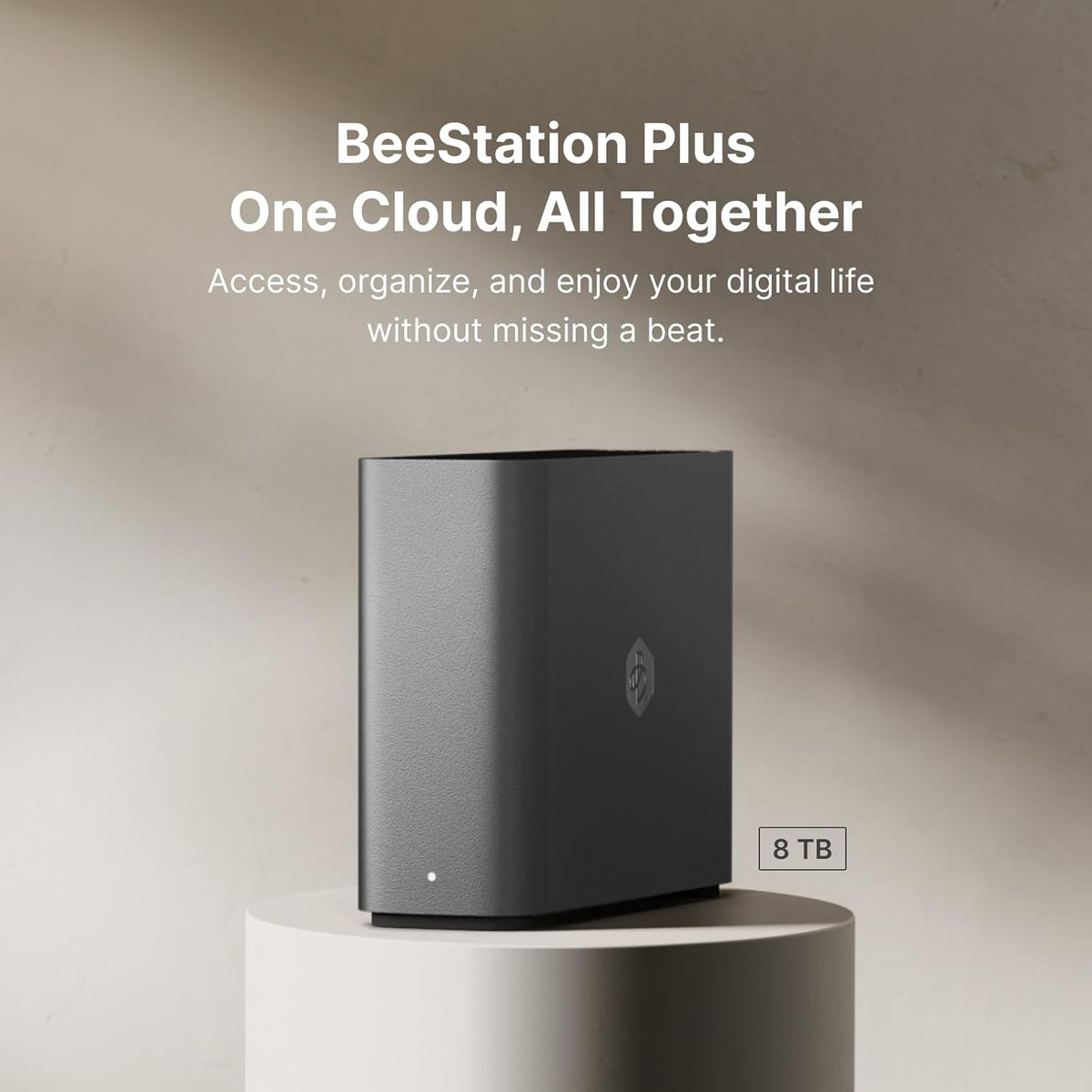 Synology BeeStation Plus BST170-8T 8TB Personal Cloud Network Attached Storage Server (BST170-8T)