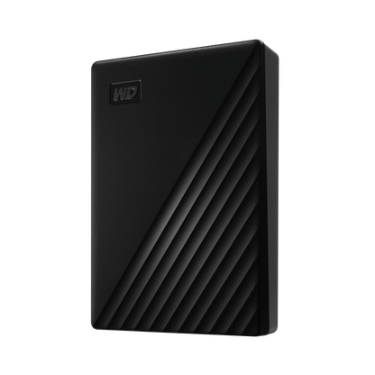 WD My Passport USB 3.0 Black angled