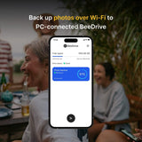 Synology BeeDrive 1TB │ Simultaneously Back up Windows Files & iOS/Android Photos │ Transfer Files from Smartphone to PC Over Wi-Fi
