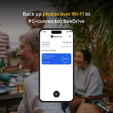 Synology BeeDrive 2TB │ Simultaneously Back up Windows Files & iOS/Android Photos │ Transfer Files from Smartphone to PC Over Wi-Fi