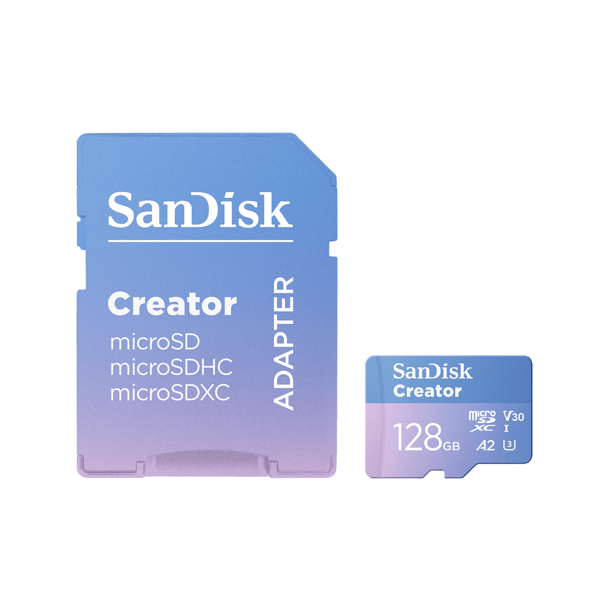 SanDisk Creator microSD Card with SD adapter