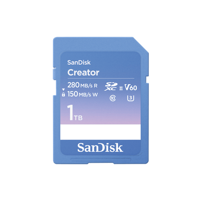 SanDisk Creator SD UHS-II Card 1TB
