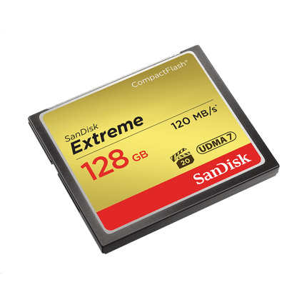 SanDisk Extreme CompactFlash Memory Card 128GB