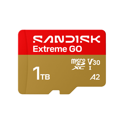 SanDisk Extreme GO microSD UHS-I Card 1TB
