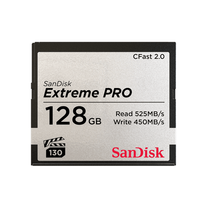 SanDisk Extreme PRO CFast 2.0 Memory Card 128GB