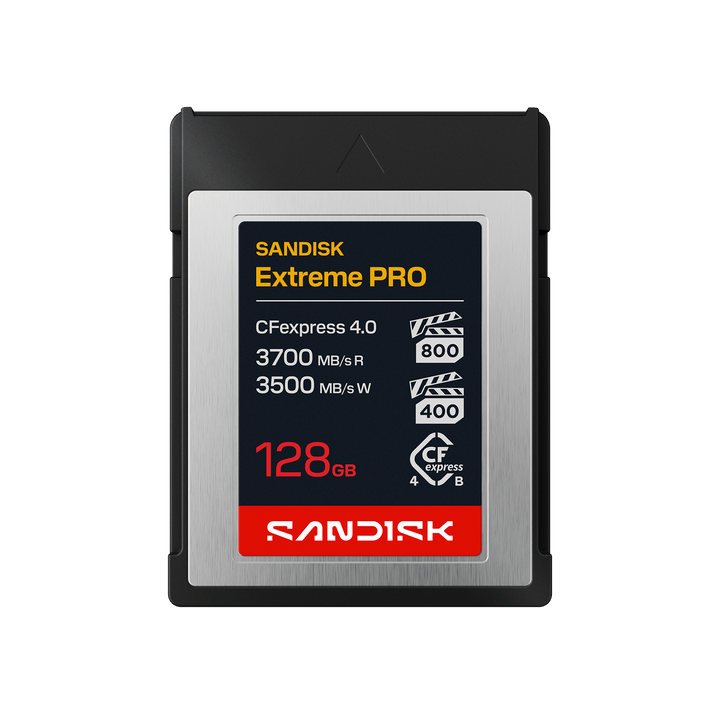 SanDisk Extreme PRO CFexpress 4.0 Type B Card 128GB