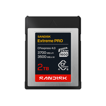 SanDisk Extreme PRO CFexpress 4.0 Type B Card 2TB