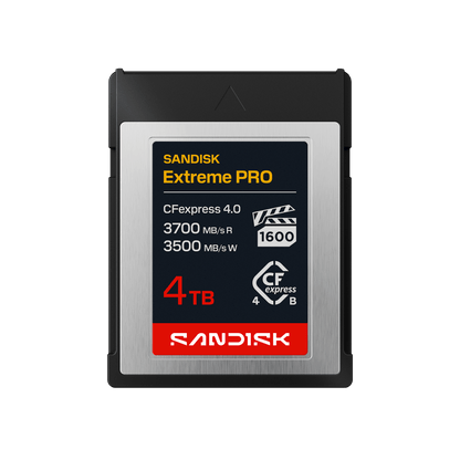 SanDisk Extreme PRO CFexpress 4.0 Type B Card 4TB