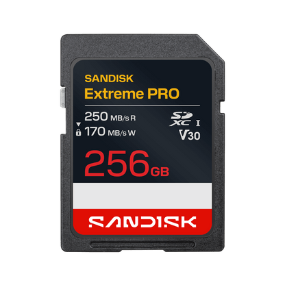 SanDisk Extreme PRO SD UHS-I Card 256GB