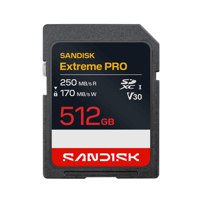 SanDisk Extreme PRO SD UHS-I Card 512GB