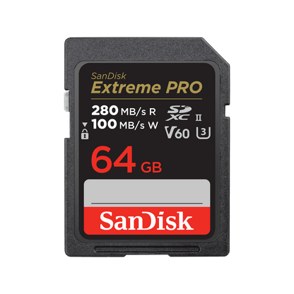 SanDisk Extreme PRO SDXC UHS-II Card 64GB