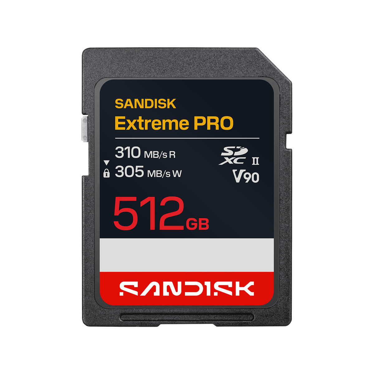 SanDisk Extreme PRO SD UHS-II V90 Card 512GB