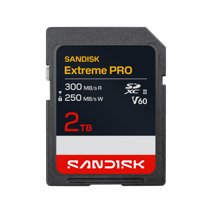 SanDisk Extreme PRO SDXC UHS-II V60 Card 2TB