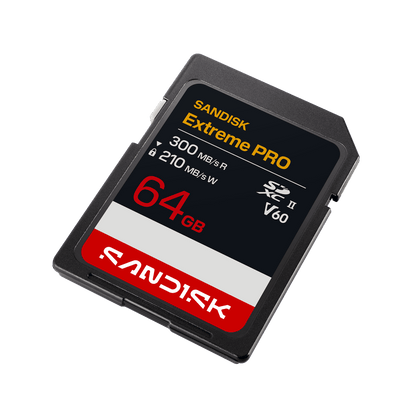 SanDisk Extreme PRO SDXC UHS-II V60 Card