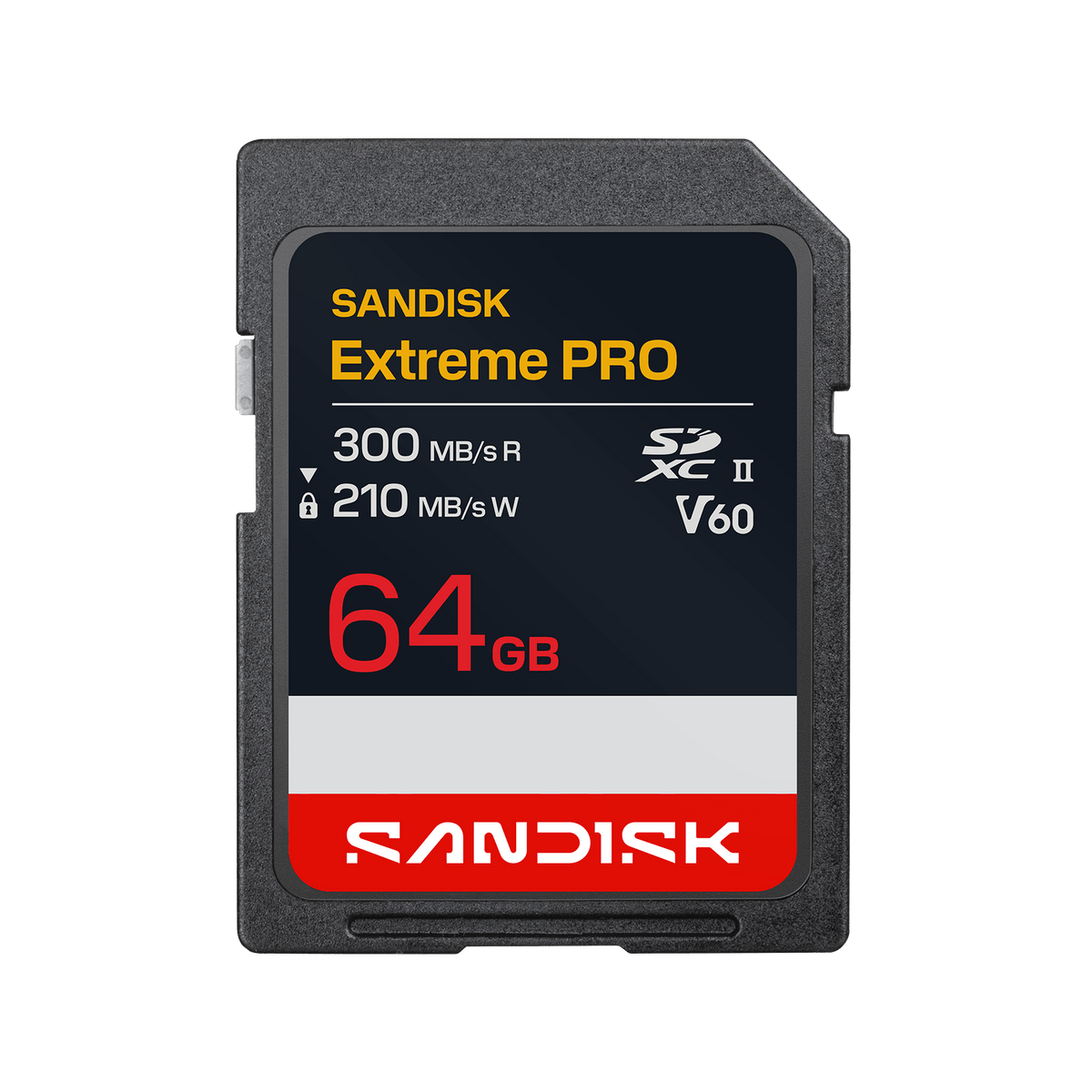 SanDisk Extreme PRO SDXC UHS-II V60 Card 64GB