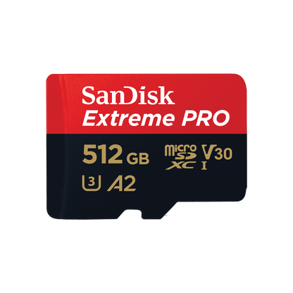 SanDisk Extreme PRO microSDXC UHS-I Card 512GB