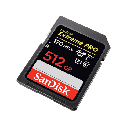 SanDisk Extreme PRO SD UHS-I Card (Up to 170MB/s)