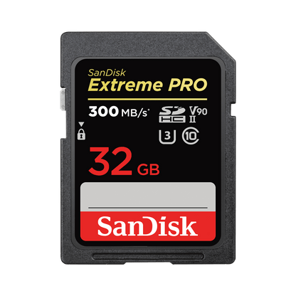 SanDisk Extreme PRO SD UHS-II Card 32GB