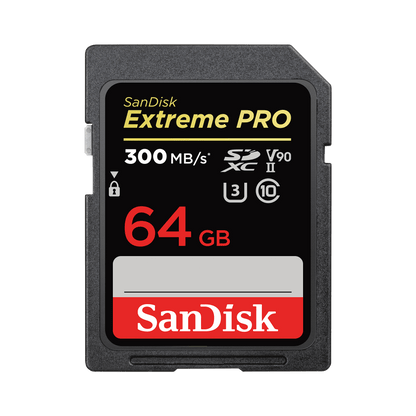 SanDisk Extreme PRO SD UHS-II Card 64GB