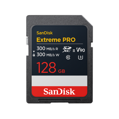 SanDisk Extreme PRO SD UHS-II Card (V90) 128GB
