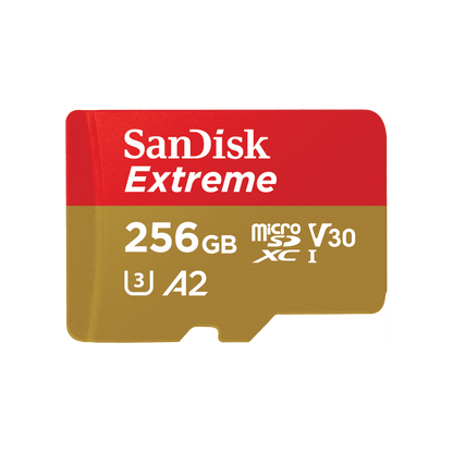 SanDisk Extreme microSDXC UHS-I Card 256GB