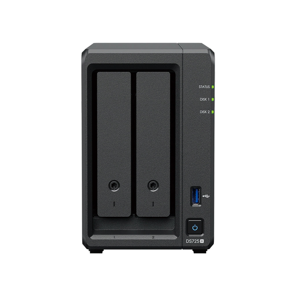 Synology DiskStation DS725+ 2-bay NAS front view