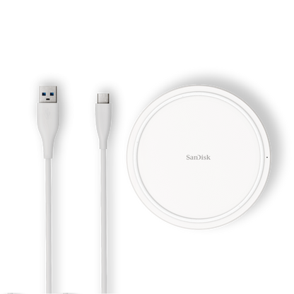 SanDisk iXpand Wireless Charger Pad 15W (No AC Adaptor)