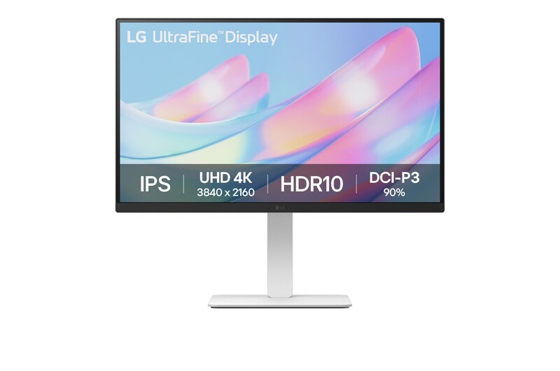 LG UltraFine 27US550-W 27-inch 4K monitor front