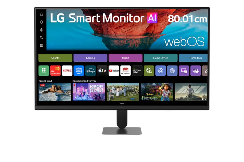 LG 32U701SB 32-inch 4K smart monitor front
