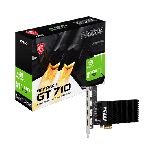 MSI Nvidia GeForce GT 710 2GB DDR3 Graphics Card