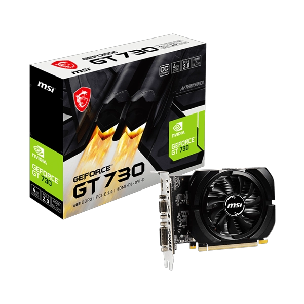 MSI GeForce GT 730GT 4GB DDR3 Graphics Card