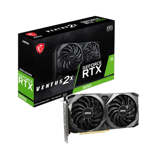 MSI GeForce RTX 3050 Ventus 2X OC 8GB Graphics Card
