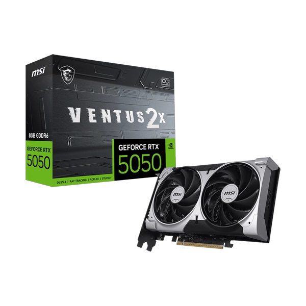MSI GeForce RTX 5050 Ventus 2X OC 8GB Graphics Card
