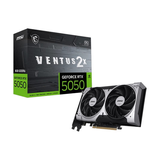 MSI GeForce RTX 5050 Ventus 2X OC 8GB Graphics Card