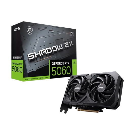 MSI GeForce RTX 5060 Shadow 2X OC 8GB Graphics Card