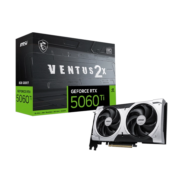 MSI GeForce RTX 5060 Ti 8G Ventus 2X OC Plus Graphics Card