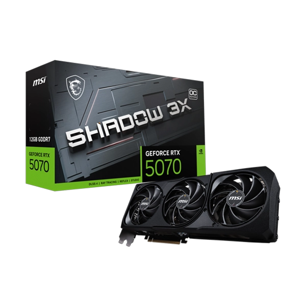 MSI GeForce RTX 5070 Shadow 3X OC 12GB Graphics Card