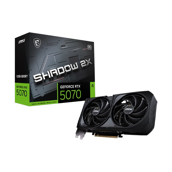 MSI GeForce RTX 5070 Shadow 2X OC 12GB Graphics Card