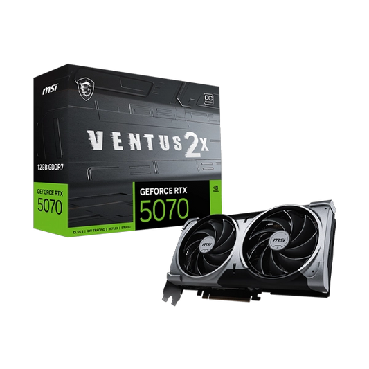 MSI GeForce RTX 5070 12GB Ventus 2X OC Graphics Card