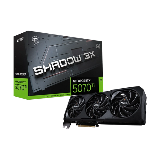 MSI RTX 5070 Ti Shadow 3X OC 16GB Graphics Card