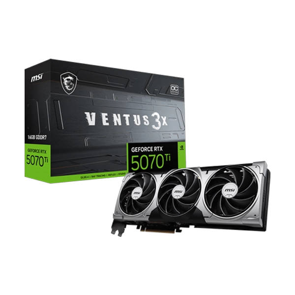 MSI GeForce RTX 5070 Ti 16GB Ventus 3X OC PLUS Graphics Card