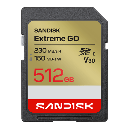SanDisk Extreme GO SD UHS-I Card 512GB