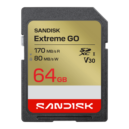 SanDisk Extreme GO SD UHS-I Card 64GB