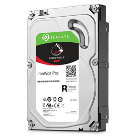 Seagate IronWolf Pro official family image; refer to model ST10000NT001 specifications