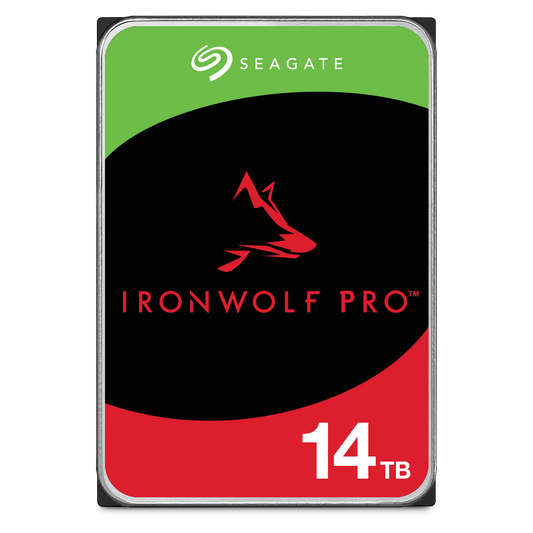 Seagate IronWolf Pro 14TB product illustration for ST14000NT001